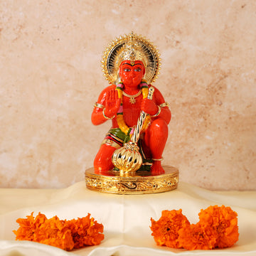Buy Hanuman Idols Online | 24K Gold & Silver Plated Murti for Home, Car, and Gifting
