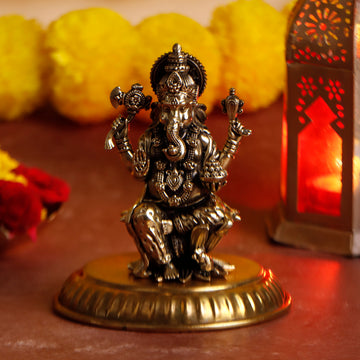 Brass Ganesha Idol