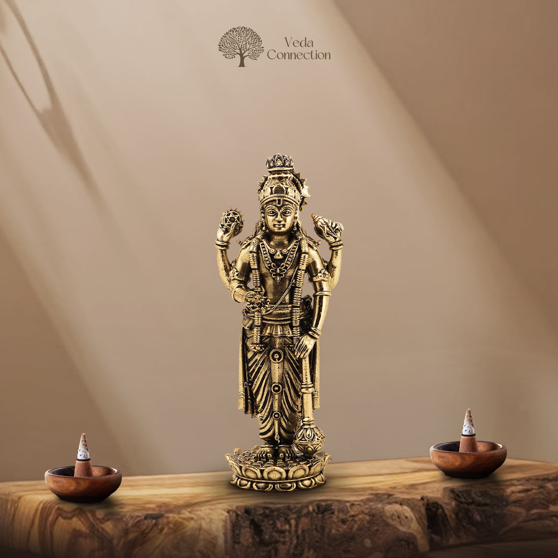 Brass Vishnu Ji Idol