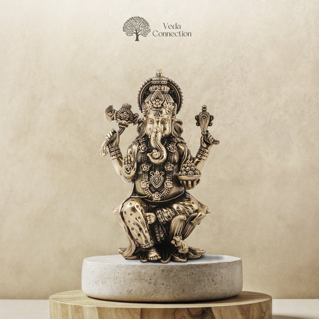Brass Ganesha Idol