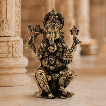 Brass Ganesha Idol