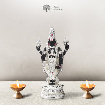 Silver Plated Tirupati Balaji Idol