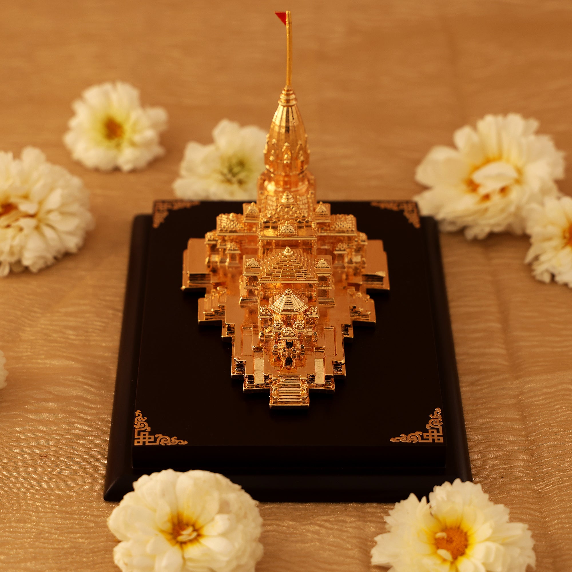 Rammer.ひな祭り.silver. gold.ゴールド18K Shri Ram Mandir 3D Model 24K Gold Plated 3D Model Janmabhoomi