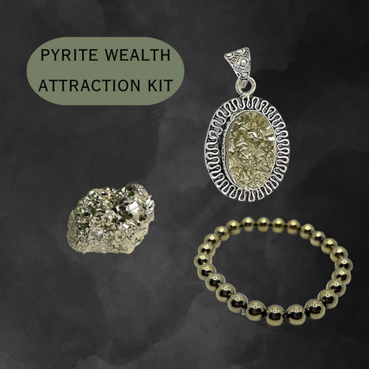 Veda Connection Pyrite Wealth Attraction Kit