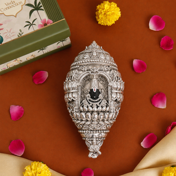 Tirupati Balaji Shankh – 999 Silver Plated