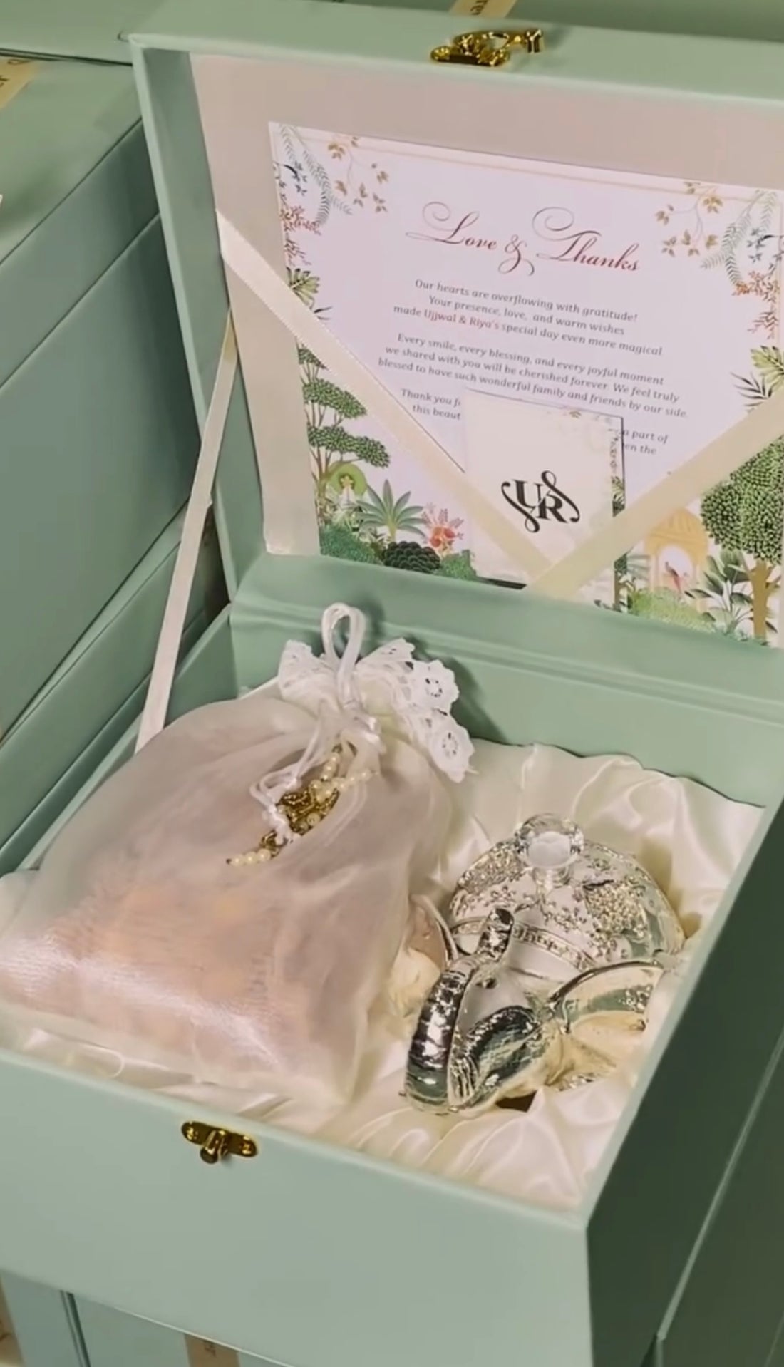 Silver Enamel Royal Elephant Sugar Pot Set of 2 in Velvet Box | Premium Bulk Corporate & Wedding Gifting