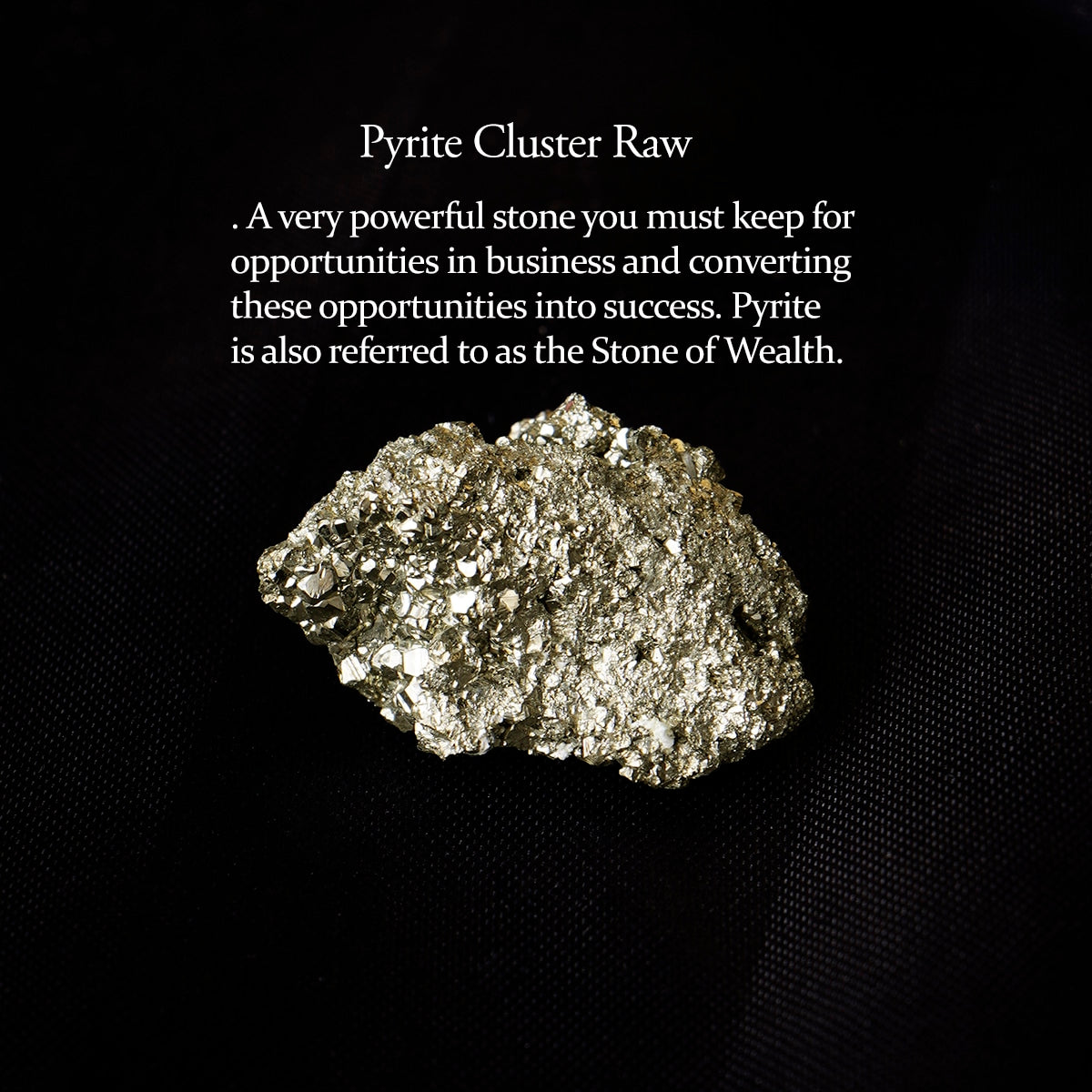 Raw Pyrite Cluster Crystal For Attracting Money