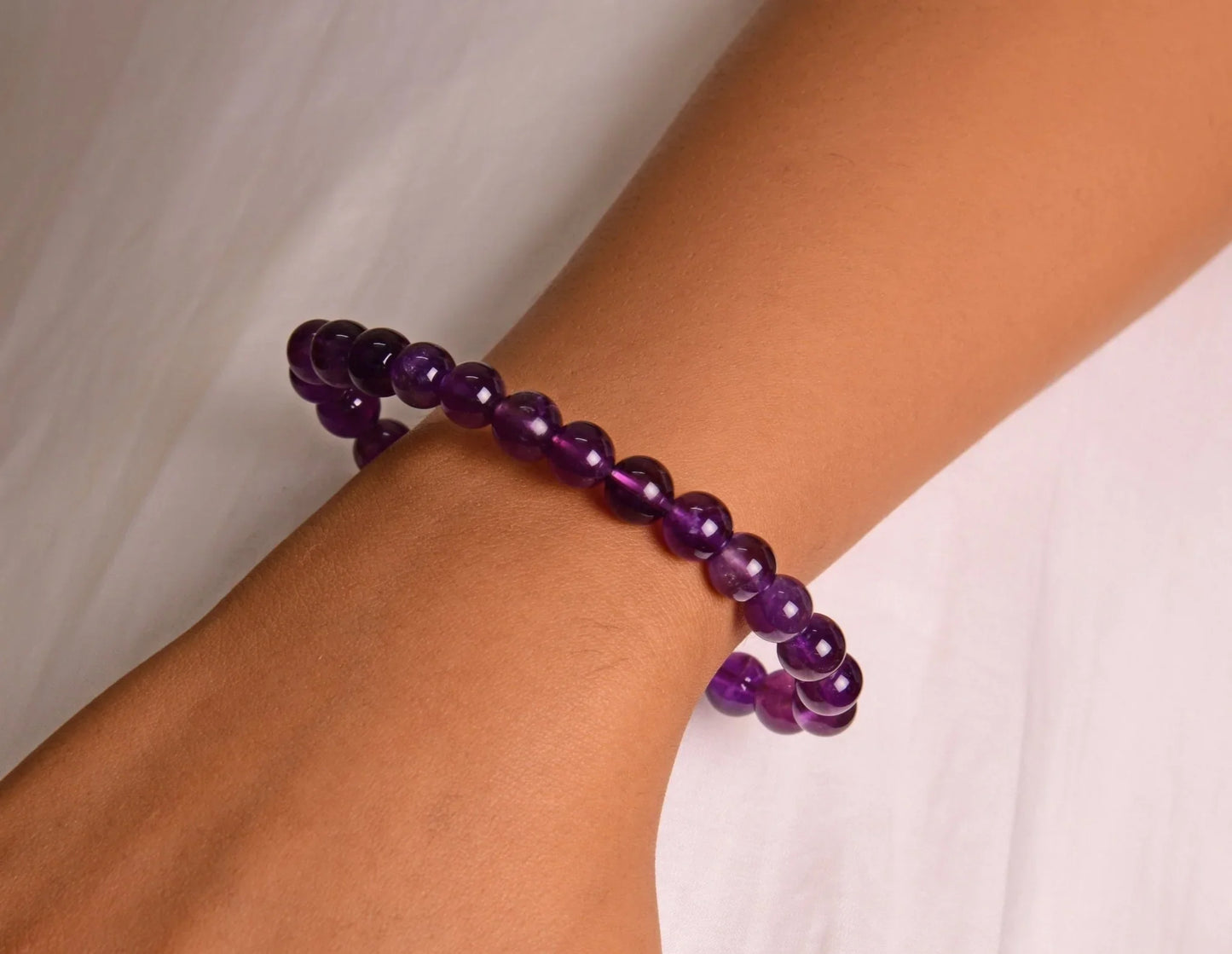 Amethyst Crystal Stone Bracelet Wisdom Protection and Spirituality