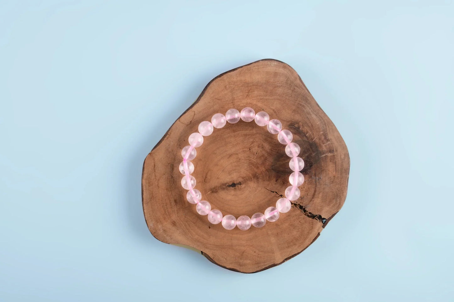 Rose Quartz Pink Crystal Bracelet Original Love Stone