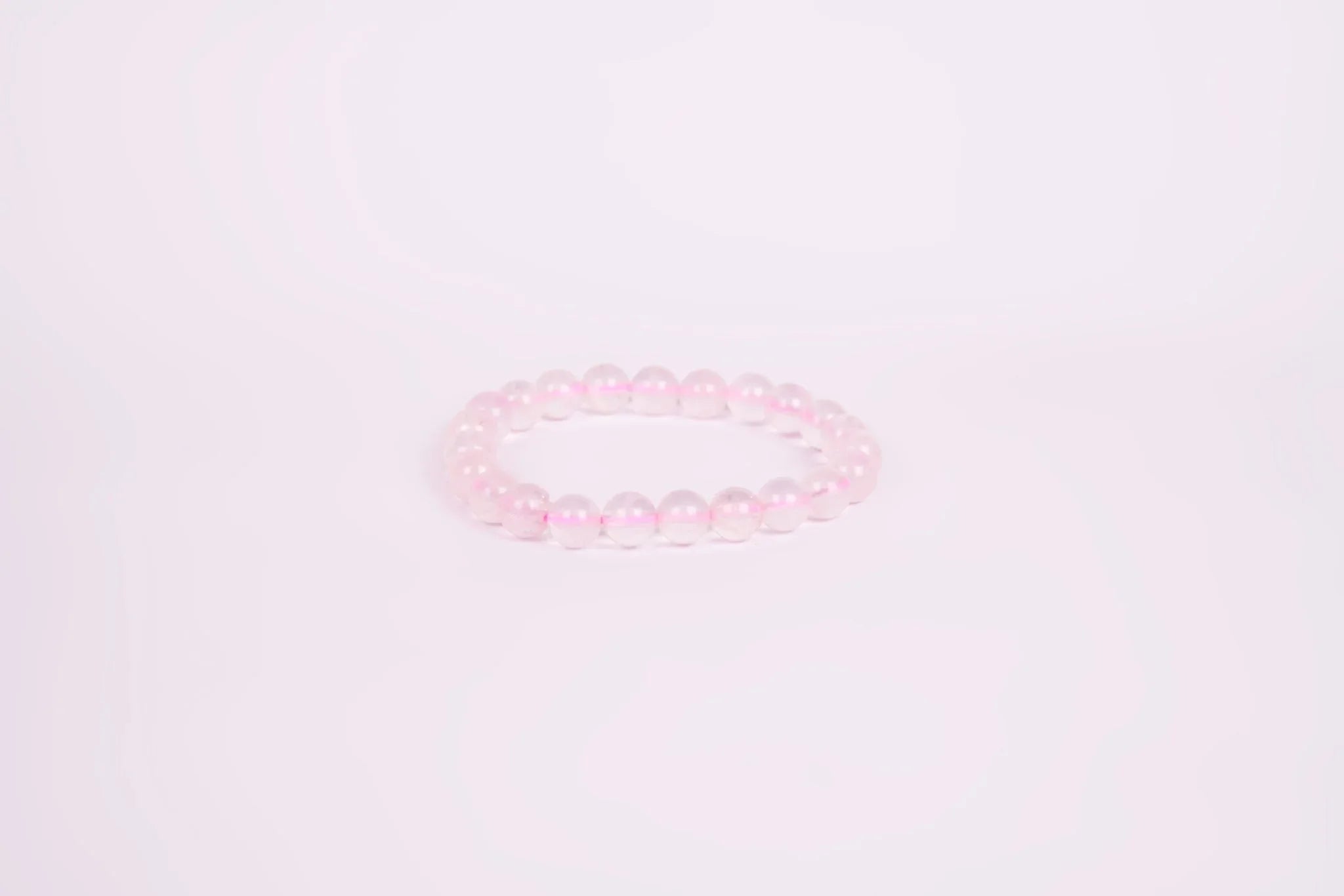 Amazon.com: Rose Quartz Beaded Bracelet Beaded Bracelets Gift for Her  Jewelry/Rose Quartz Bead Bracelet, 12MM Bead, Love Stone, Balance Your Heart
