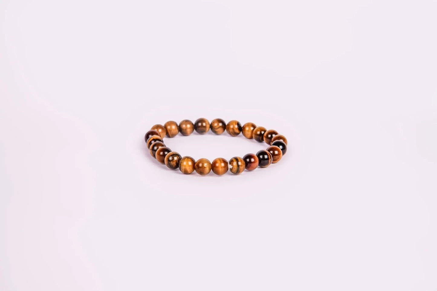 Tiger Eye Crystal Stone Bracelet for Will Power and Protection from Black Magic