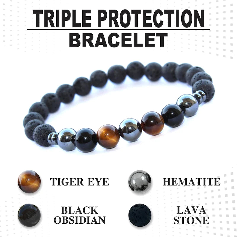 Triple Protection Bracelet For Personal Empowerment – Dr. Neeti Kaushik's  Shop